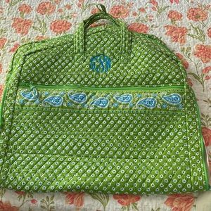 Vera Bradley Apple Green Garmet Bag